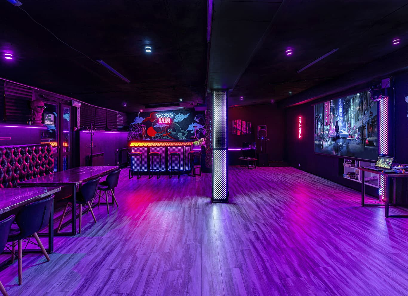 Японский киберпанк в Tokyo Night Club