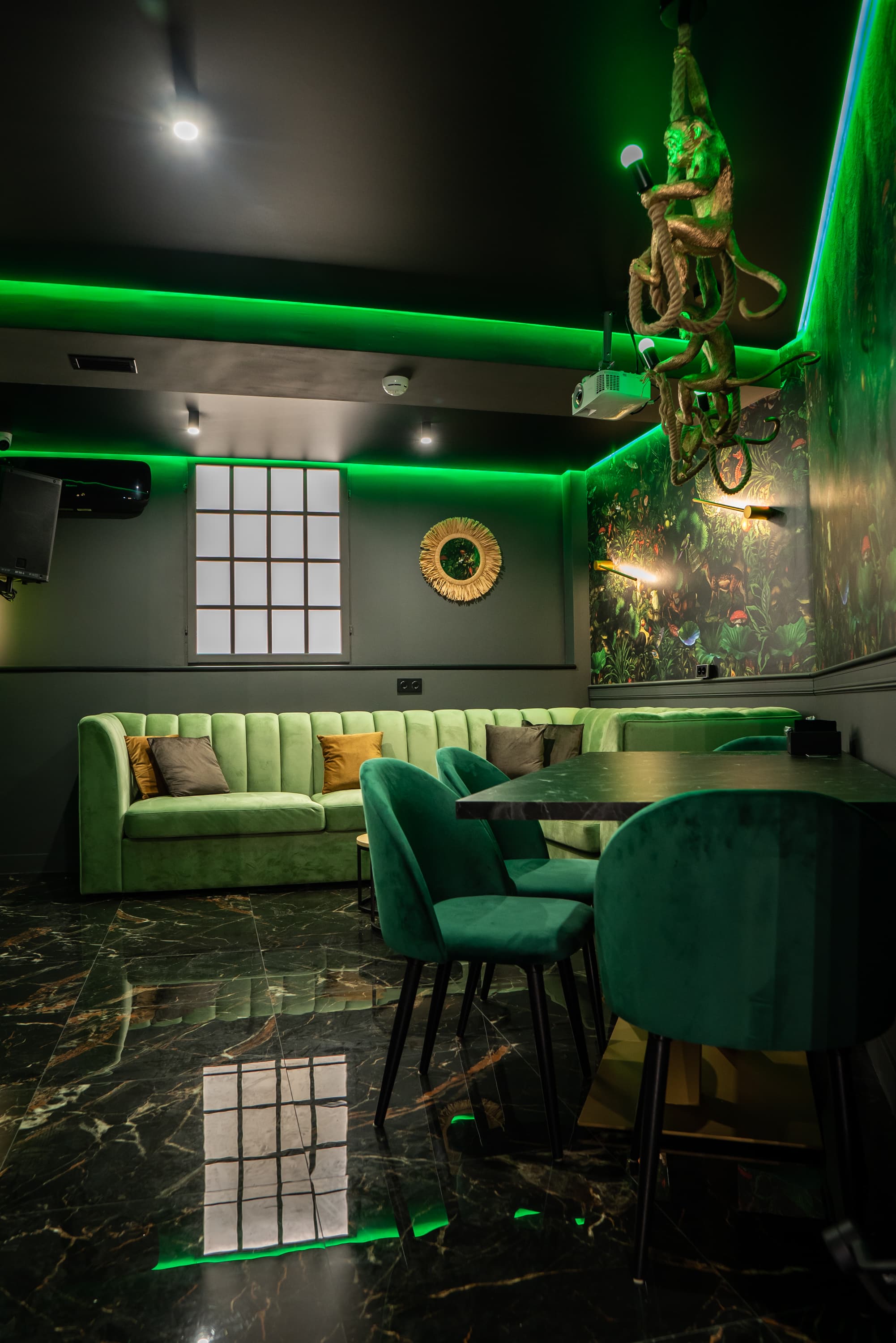 Караоке лофт в центре Москвы в стиле Джунгли - изображение площадки