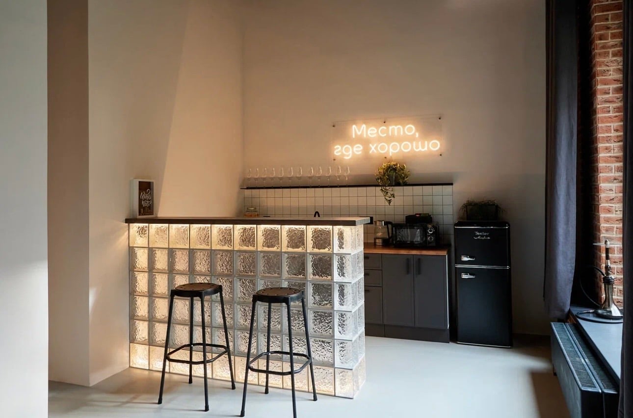 Фотография площадки Светлый лофт в стиле минимализм 2