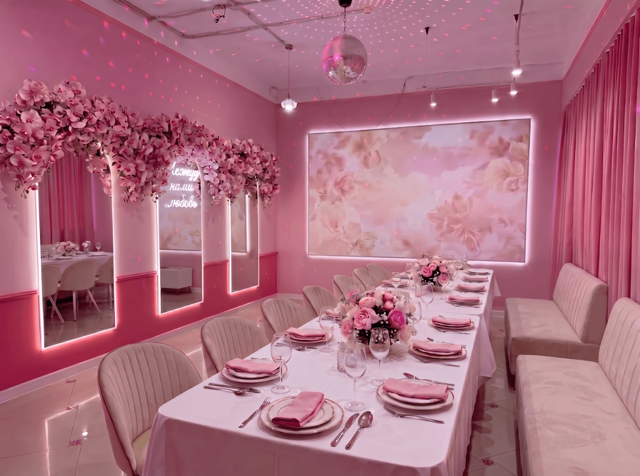 Аренда площадки Зал Пинк Кэнди (Pink Candy) до 20 чел. (32 кв.м) в Москве — фото 1